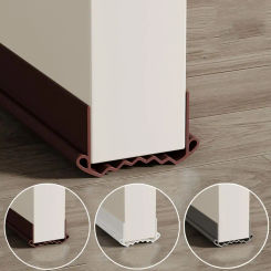 New PVC Door Seal Strip Anti Collision Soundproof Weatherstrip Self Adhesive Flexible Window Weather Stripping Window