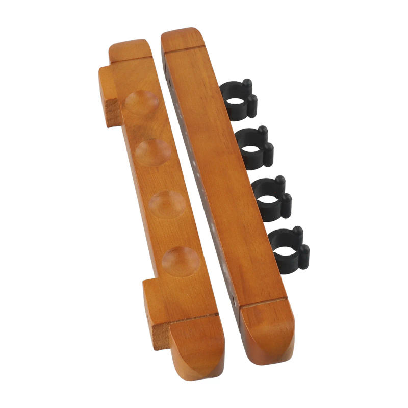 Description Picture 6 of item1 Pair Billiard Cue Holder Wall Hanging Fishing Rod Holders 4-Slot Stick Holder Clips For Snooker Billiard Game Sports Accessory