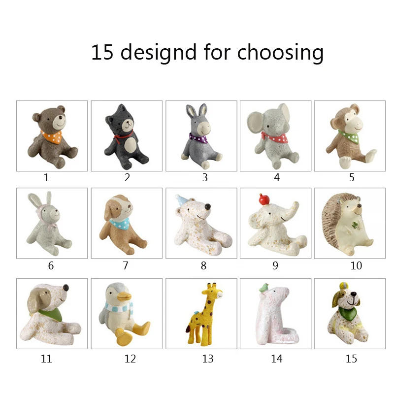Description Picture 2 of itemSmall Miniatures & Figurines Ornaments Look Up To The Sky Mini Animals Micro Landscape Props Home Decor Resin Crafts Decoration