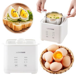 220V Automatic Steamer Home Appointment Breakfast Machine 300W Automatic Steamed Boil Breakfast Machine Electric Egg Boiler