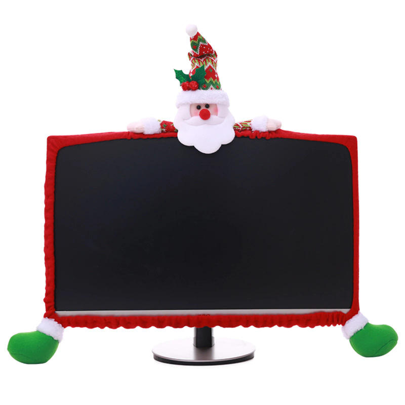 Description Picture 4 of itemChristmas Theme 19~27" Computer Monitor Decorating Cover Christmas Computer PC TV Monitor Case Cover Non-Woven Xmas Decoration