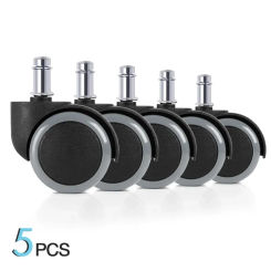 Universal Mute Caster 50KG Wheel 2" Replacement Office Chair Swivel Rollers 360 Degree Wheels Furniture Hardware