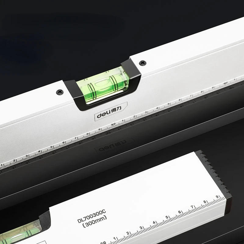 Description Picture 5 of itemDeli Multi-specification Non-magnetic Bubble Measuring Tool Level Rulers Alumina Levels Measuring Instruments Acrylic Horizontal