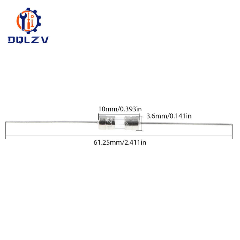 Description Picture 4 of item3.6*10 3*10 4*11 Glass fuse Fast/Slow blow 250V 0.5A 1A 2A 3A 3.15A 4A 5A 6.3A 10A 15A with legs F/T type 3.6x10 3x10 4x11
