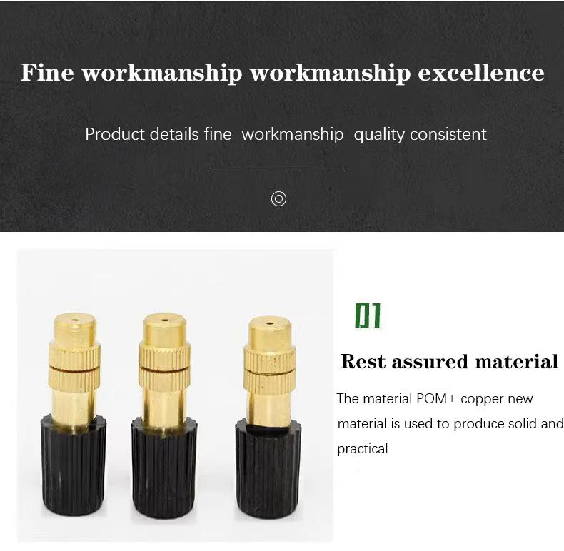 Description Picture 5 of item5-20M Garden Automatic Irrigation Kit Spray Atomizing Sprinkler Adjustable Watering System Misting Cooling Nozzle System