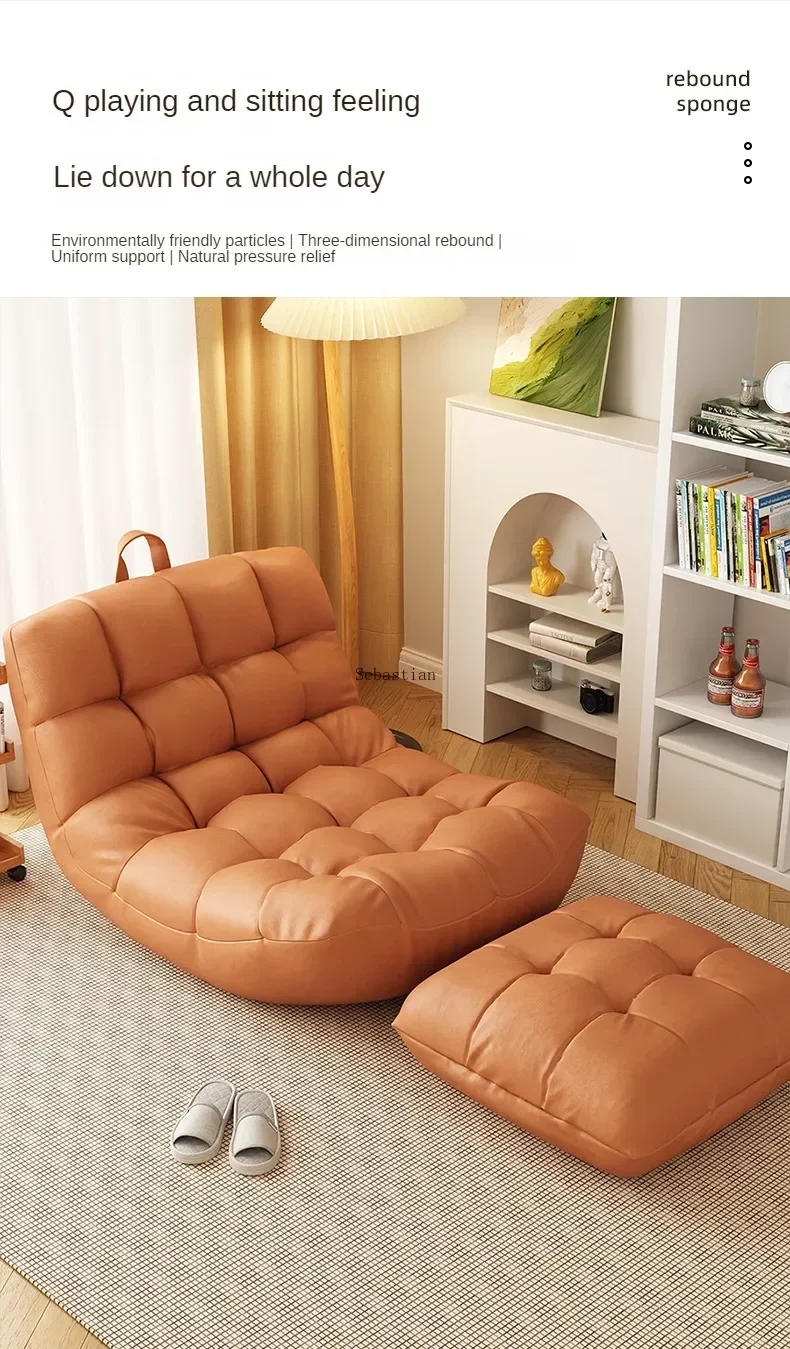 Description Picture 5 of itemSolo Sofa Lazy Couch Tatami Living Room Bedroom Lovely Leisure Single Chair Reading Chair Balcony Rocking Chair  Sofa Bed