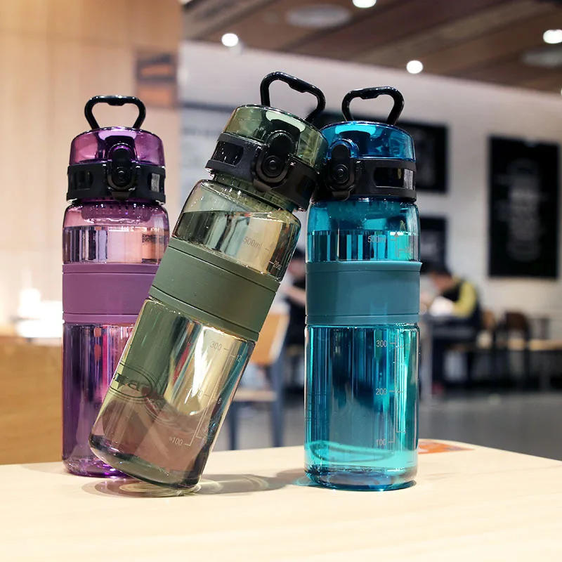 Description Picture 2 of item500ml Water Bottle With Tea Filter Leak-proof Portable Reusable Plastic Drinkware Students Outdoor Sports Gym Fitness Jugs Cup