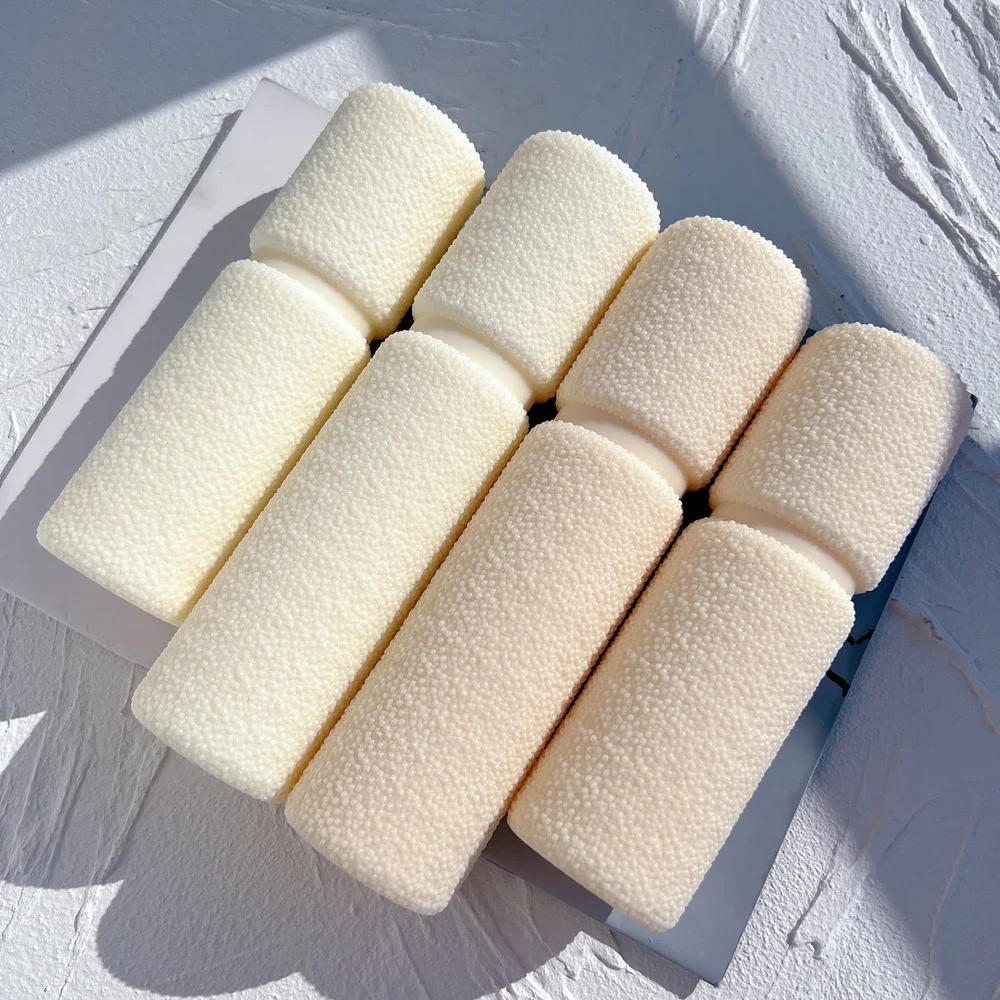 Description Picture 6 of itemCylindrical Tall Bubble Pillar Candle Mold Aesthetic Twist Silicone Mould Geometric Bubbles Soy Wax Mold