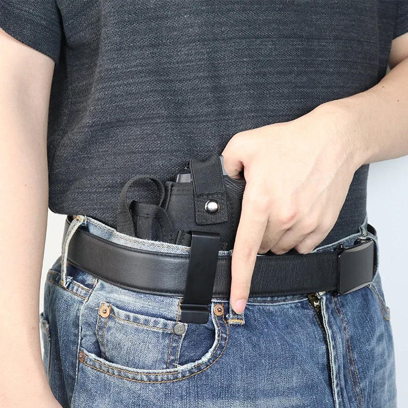 Description Picture 6 of itemOutdoor Gun Holster with Bullet Clip Pouches Concealed Holsters Belt IWB OWB Airsoft Pistol Bag for All Size Handgun Glock 19