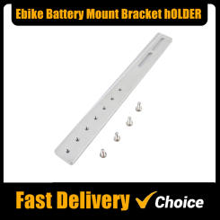 E-bike Bicycle Battery Mount Bracket Holder, Ebike Battery Downtube Frame, Mounting Rack for HaiLong Battery Adapter Tool Parts