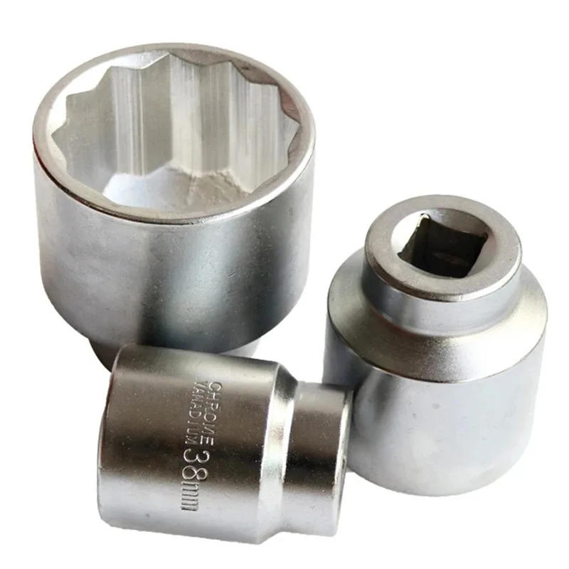 Description Picture 2 of item17-50mm 3/4 Inch Square Drive Heavy 12-point Socket Bit Ratchet Wrench Heavy Duty Plum Blossom Sockets Car Auto Repair Tools