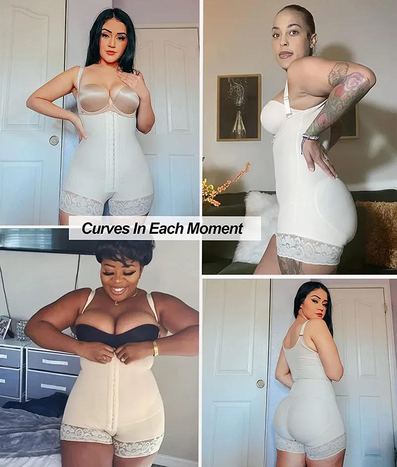 Description Picture 5 of itemAfruliA Full Body Shaper Fajas Colombianas Girdle High Compression Shapewear Slimming Sheath Tummy Control Panties Waist Trainer