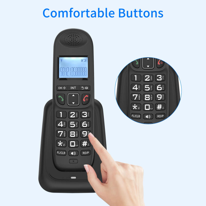 Description Picture 6 of itemExpandable Cordless Phone System with 3 Lines Display Caller ID Hands-free Calls Intercom Conference Call Mute Function