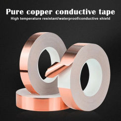 1pc 65FT Double Conductive Copper Foil Tape EMI Shielding Conductive Tape Multipurpose Tool Accessory Hardware