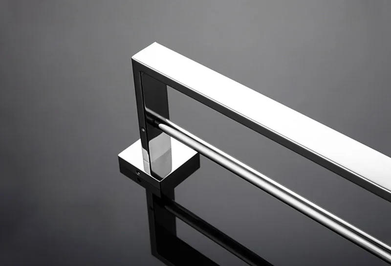 Description Picture 5 of itemStainless Steel Bathroom Hardware Mirror Chrome Polished Towel Rack Toilet Paper Holder Towel Bar Hook Bathroom Accessories