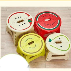 accessories 2024  Plastic Step Stool Portable Folding Chair Small Bench Stool