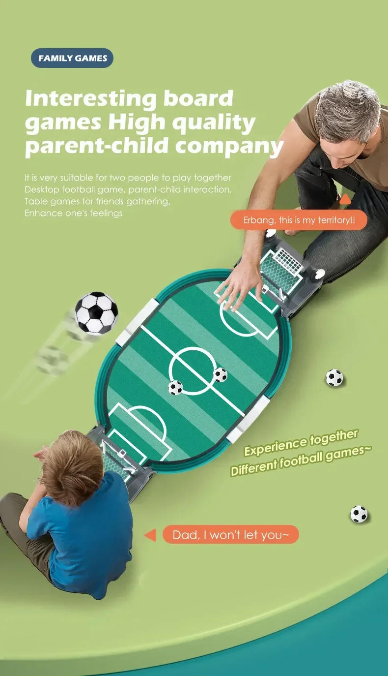 Description Picture 4 of itemLarge Desktop Football Table Children's Puzzle Double Competitive Battle Parent-child Interactive Official-website Soccer Game