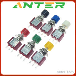 1PCS 3Pin C-NO-NC 6MM Mini Momentary Automatic return Push Button Switch ON-(ON) 2A 250VAC/5A 120VAC