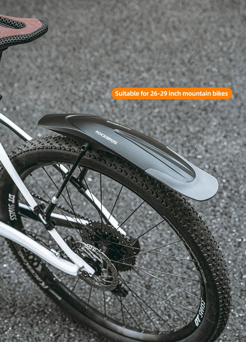 Description Picture 2 of itemROCKBROS Mountain Bike Mudguard Widen Quick Release 26-29 Inch  Durable lnnovative Installation Fender Bicycle Accessaries