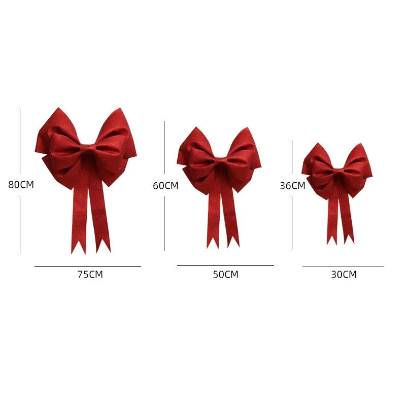 Description Picture 6 of itemDIY EVA Giant Christmas Bow Shop Display Wedding Outdoor Party Backdrop Arch Decor Festivity Occasion Car Decoration Giant Bow