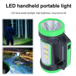 Solar LED Flashlight USB Rechargeable Super Bright Portable Emergency Light Outdoor Solar Torch Light for Night Fishing Hiking