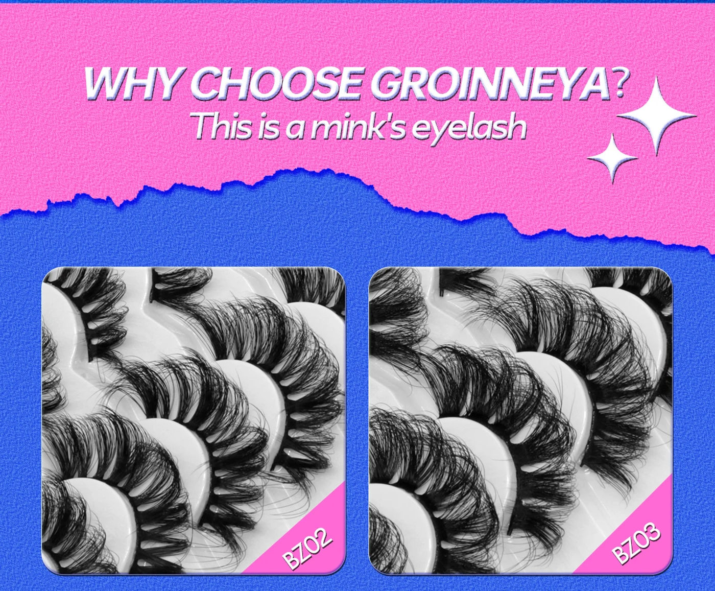 Description Picture 3 of itemLashes 5/7 Pairs Eyelashes Faux Mink Eyelashes Long Lasting Fluffy Mink Lashes Dramatic Volume lashes Extension Thick Long