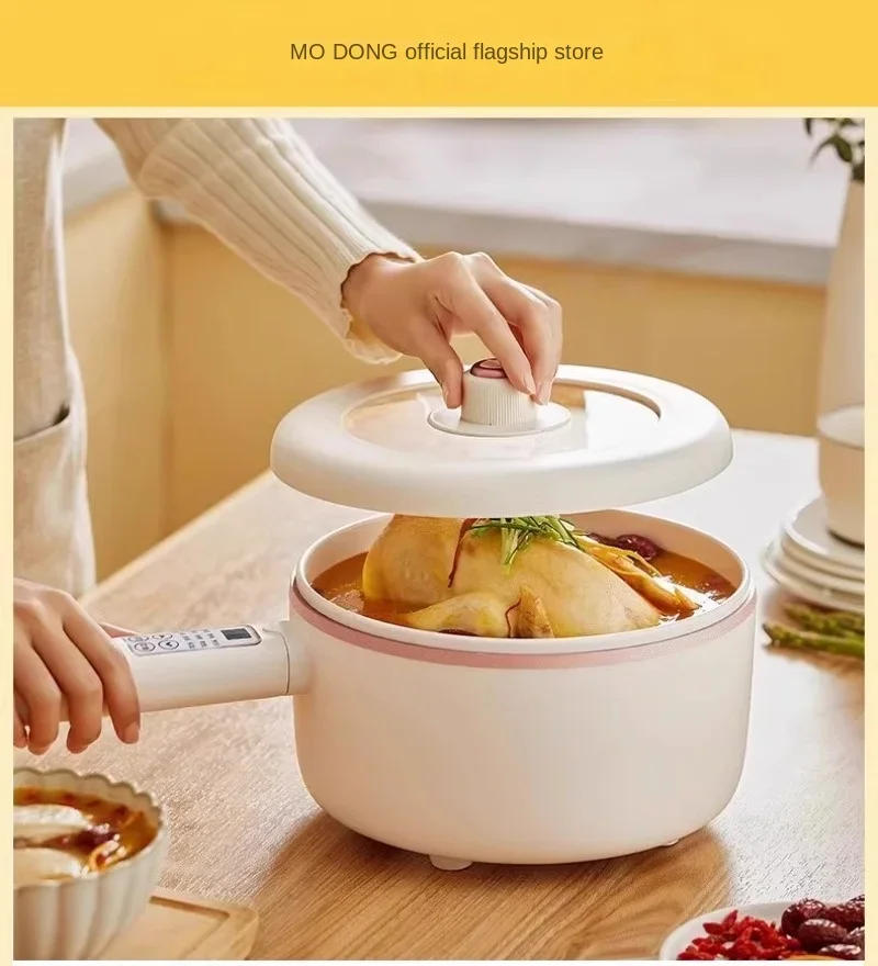 Description Picture 2 of item110V mini electric cooking pot household small multi-functional hot pot electric steamer rice cooker American small appliances