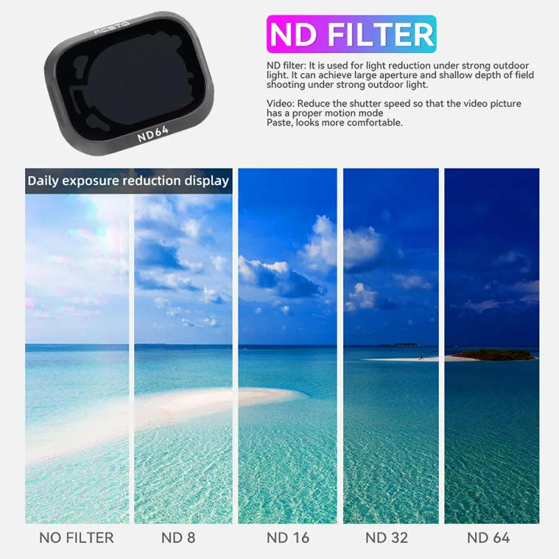 Description Picture 6 of itemAccessories Camera Drone Glass Filter Polarizer Lens Filters For DJI Mini 3 Pro For DJI Mini 3 Pro