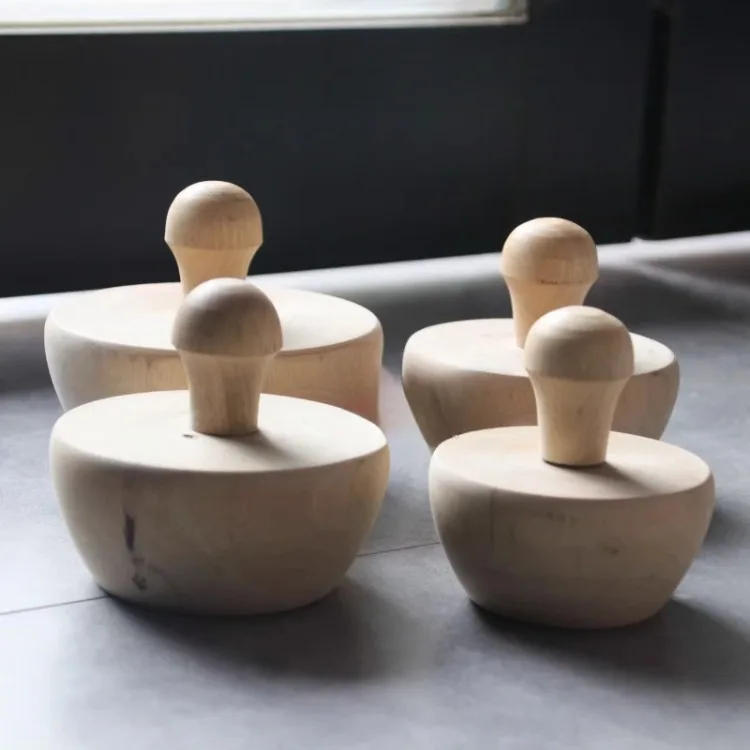 Description Picture 2 of itemPottery Purple Clay Teapot Round Mouth Egg-shaped Tool with Handle Wood Egg DIY Making Ceramic Teapot Round Mouth Auxiliary Tool