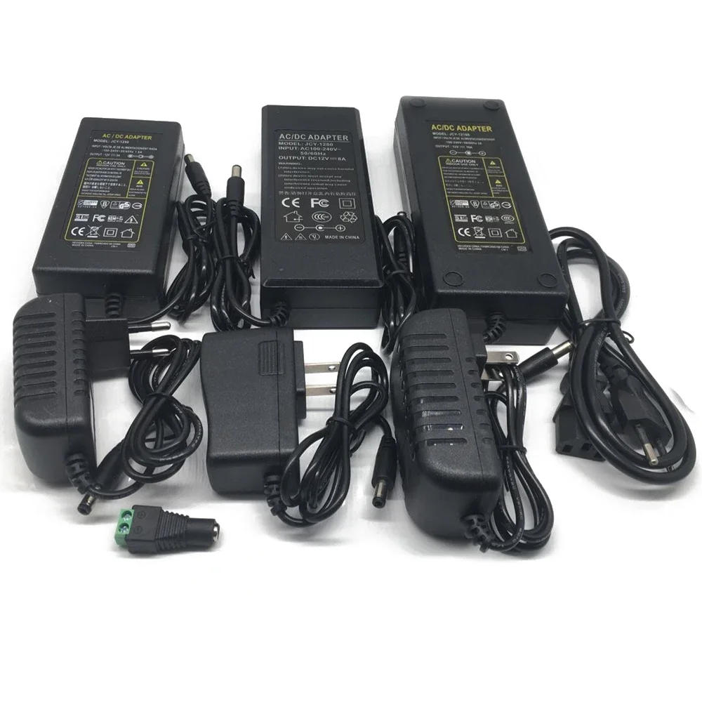 Description Picture 3 of itemLighting transformer DC5V 12V 24V  AC 110V 220V switching power supply 1A 2A 3A 5A 6A 8A 10A LED power adapter for CCTV LED lamp