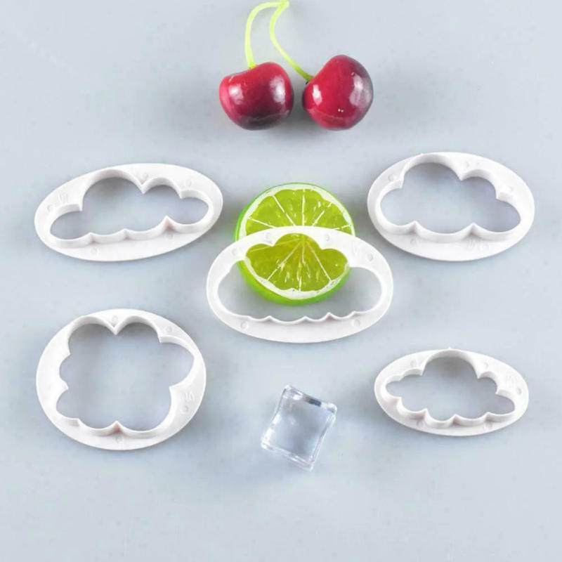 Description Picture 5 of item5PCS/Set Cloud Shape Cookie Cutter Made 3D Printed Fondant For Cake Decorating Tools Cookie Cutter Biscuit Mold Baking Mould