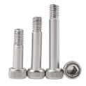 M2 M2.5 M3 M4 304 Stainless Steel Half Tooth Screws Socket Cheese Head  Thread Allen Bolts 10/20/50pcs