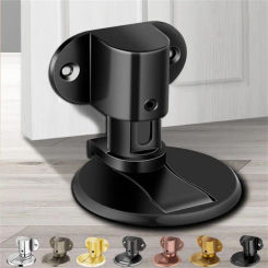 30PCS Anti-collision Invisible Strong Magnetic Zinc alloy Door Stopper Door Holders Catch Floor Mounted Nail-free Door Stop