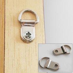 100pcs D Ring Hanging Picture Frame Strap Hanger Hooks Oil Painting Mirror Hange DropShipping