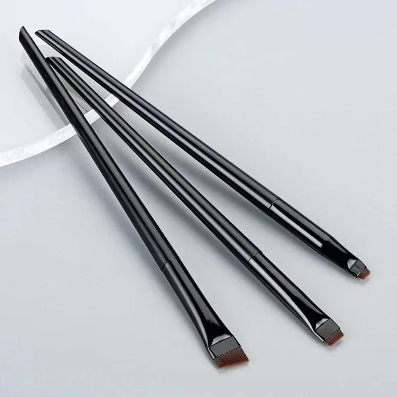 Description Picture 4 of item3 Pcs Edge Eyeliner Brush Oblique Head Eyebrow Brush Outline Eyeliner Brush Ultra-thin Eyeshadow Makeup Tools
