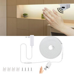 DC 12V Motion Sensor LED Backlight LED TV Kitchen Neon LED Strip Hand Sweep Waving ON OFF Induction Light Diode Light Waterproof