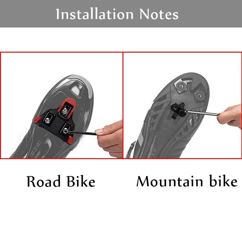 Description Picture 3 of itemBUCKLOS Mountain Bike Cleats for LOOK DELTA Road Bike Pedal Cleat Fit SPD-SL Cycling Shoes Locking Pedal Cleat Bicycle Parts