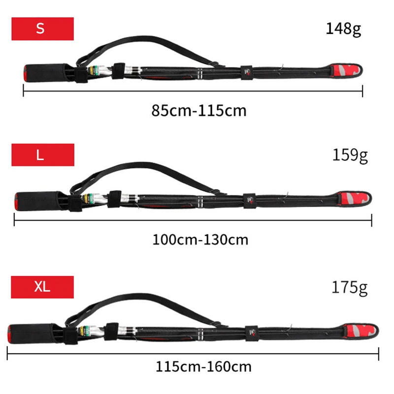 Description Picture 6 of itemTab Fishing Rod Protective Sleeve Spinning Casting Rods Holder Adjustable Length Rope Strap Tackle Pole Storage Fishing Tackle