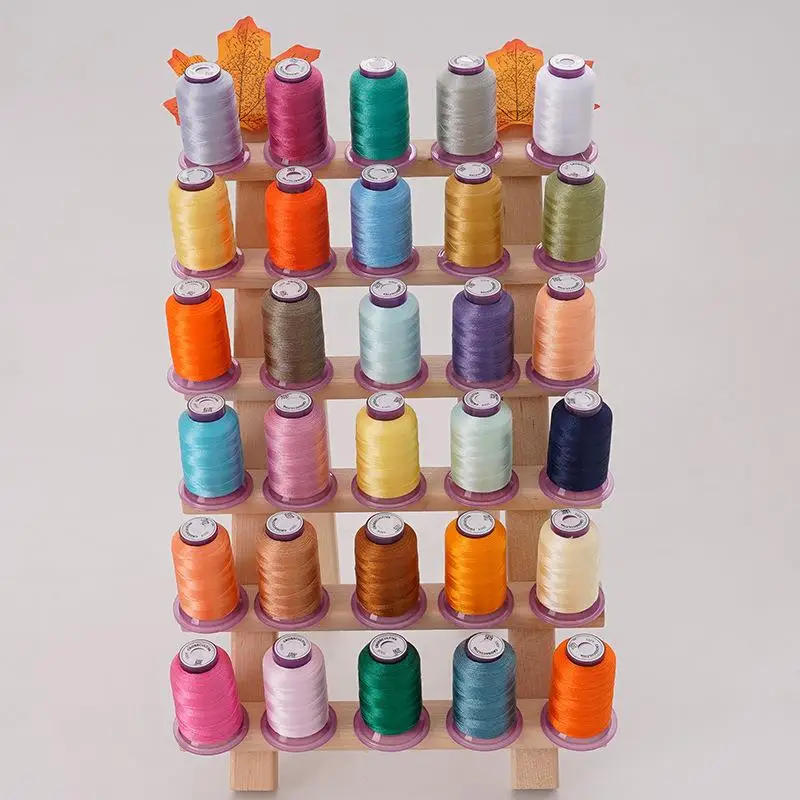 Description Picture 4 of item550 Yards Good Polyester Sewing Thread Household Sewing Machine Hand Sewing Clothes Threads DIY Embroidery Needlework Tools