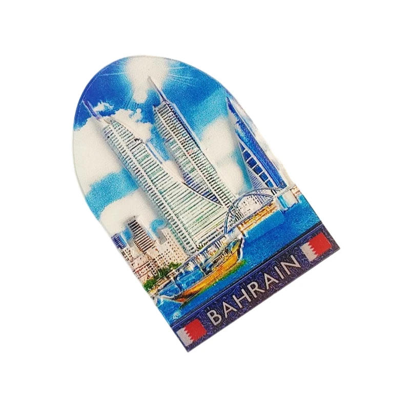Description Picture 2 of itemBahrain Fridge Stickers Tourist Souvenirs Home Decoration Wedding Birthday Gifts Fridge Magnets Message Board Sticker