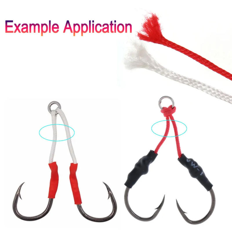 Description Picture 6 of itemBimoo 10m/pack 16 Strands PE Braided Fishing Line Super Strong Hollow Core Rope for Jig Assist Hook Rigging Diving Spear Fishing