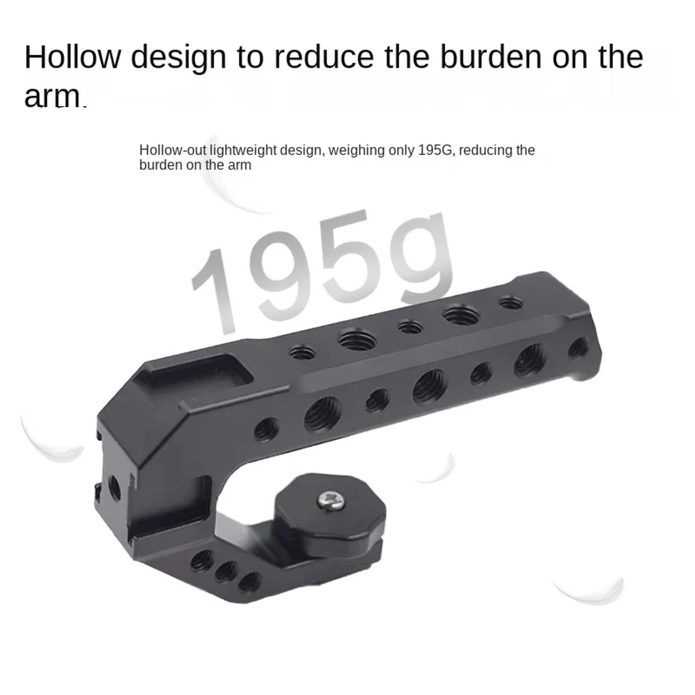 Description Picture 2 of itemCamera Top Handle Grip Mirrorless Smallrig Camera Cold Shoe Adapter Mount Hand Held Stabilizer DSLR  Camera Accessory Top Handle