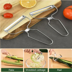 Peeler Vegetables Fruit Stainless Steel Knife Wide Mouth Cabbage Graters Salad Potato Slicer Kitchen Accessories Cooking Tools