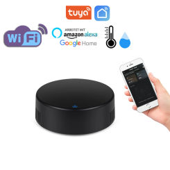 Tuya WiFi Universal Infrared IR RF433 Remote Control 2 in 1 Smart Home Controller TV DVD AUD Voice Works with Alexa Google