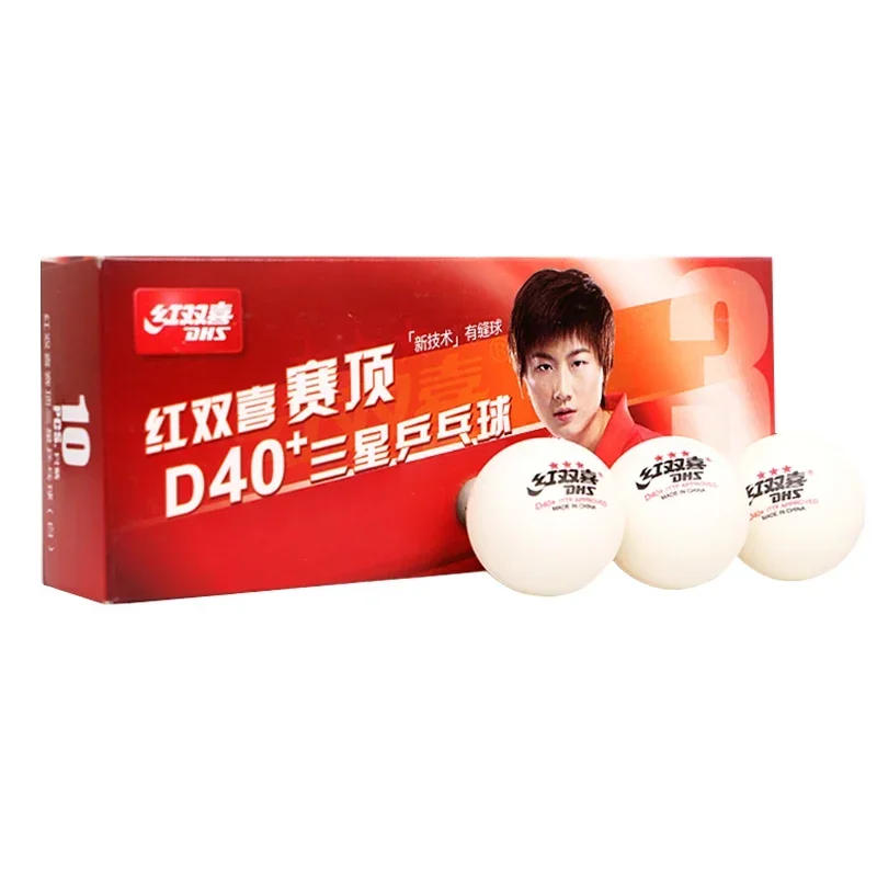 Description Picture 2 of itemOriginal DHS 3 Star D40+ 50/100Table Tennis Balls New Material Plastic Poly Ping Pong Balls ITTF Approved Seam Professional Ball