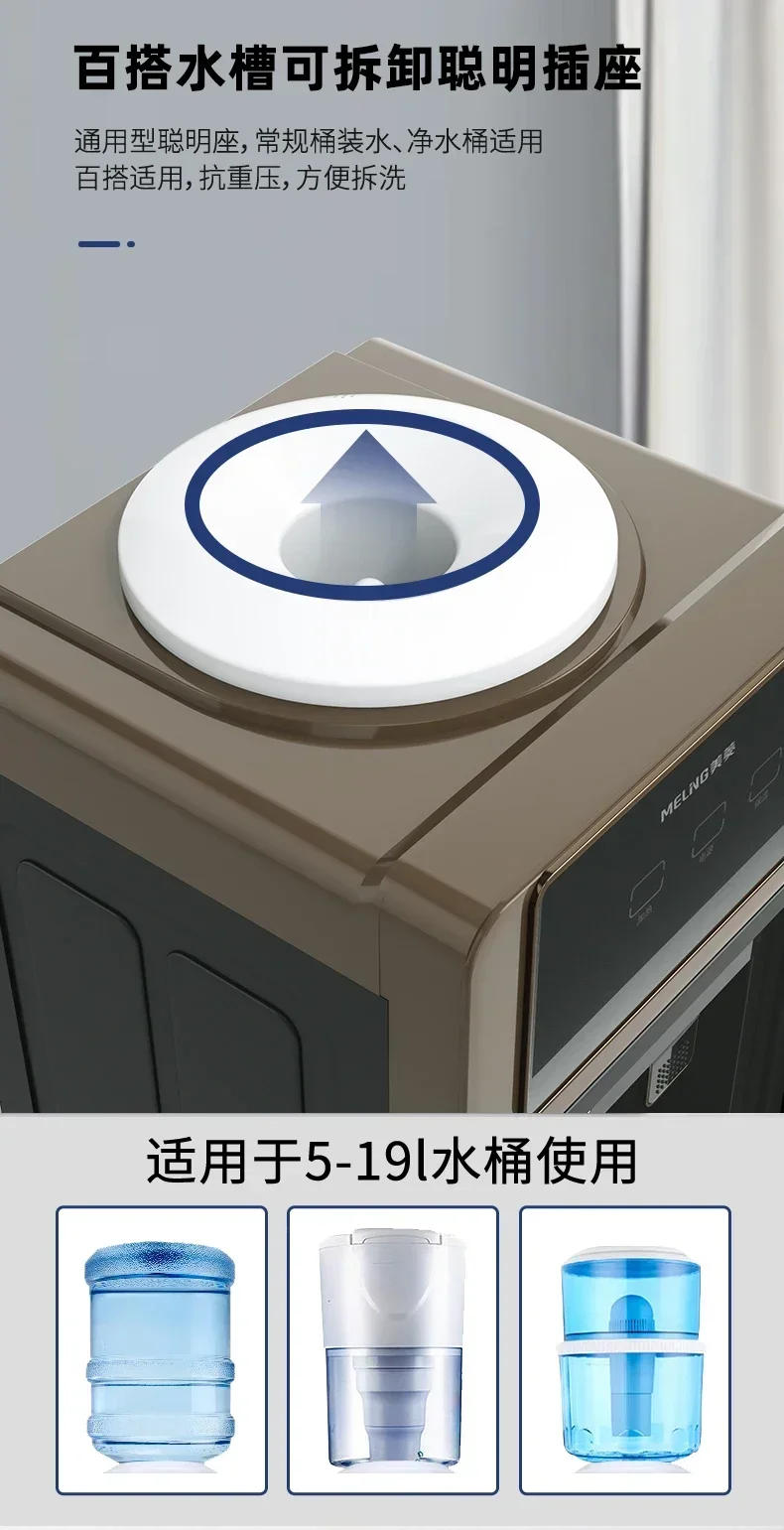 Description Picture 5 of itemMeling Water Dispensers Automatic Dispenser Kitchen Intelligent Upper Bucket Electric Drinker Cold Hot Drinking Fountain Machine