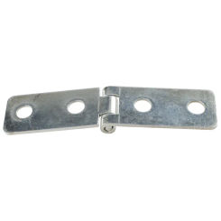 2Pcs 4 Holes Jewelry Wood Boxes Decorative Hinges Silver Cabinet Door Luggage Hinges Furniture Decoration with Screws