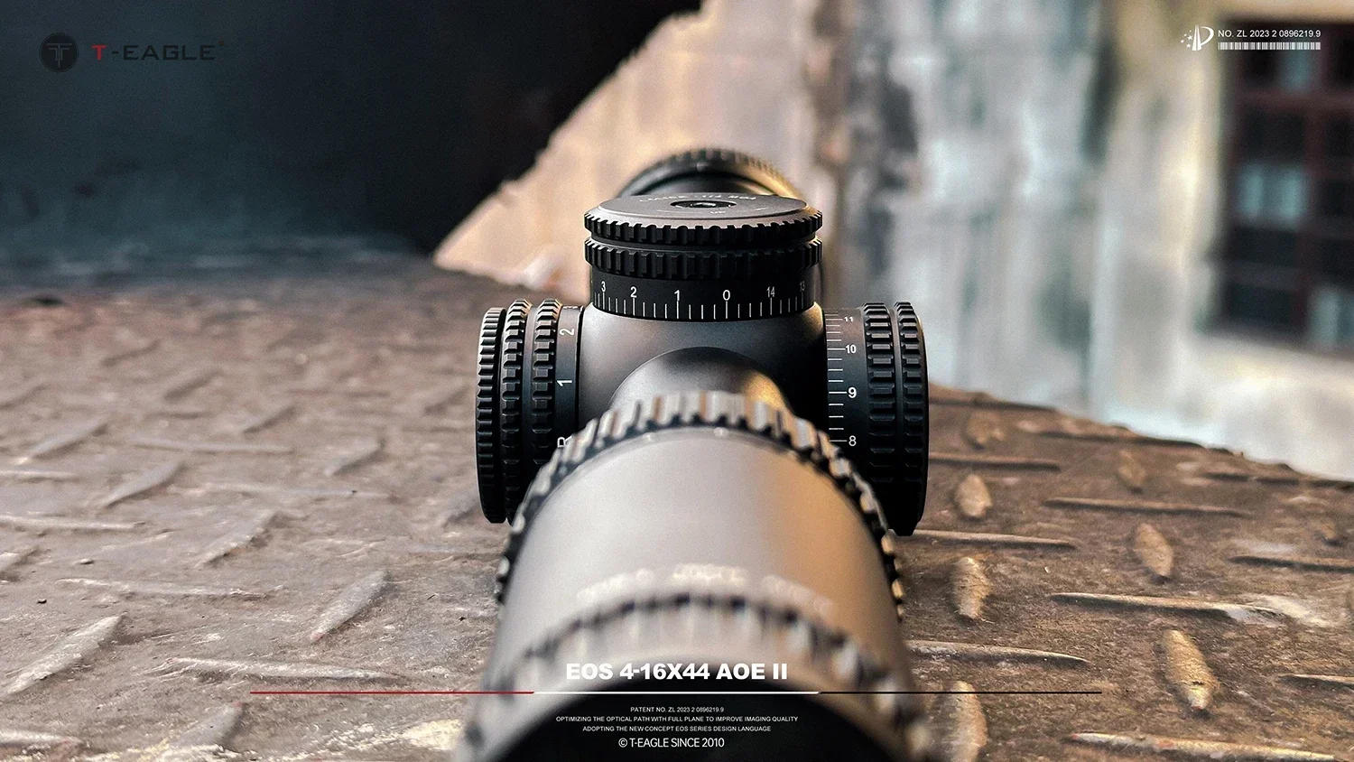 Description Picture 4 of itemAdjustable Rifle Scope with Optical Aim - T-Eagle Optics EOS 4-16x44AOE for Hunting and Tactical Shooting