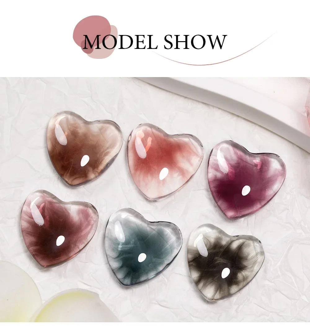 Description Picture 6 of itemBOZLIN 6 Colors Soot Coloured Glaze Gel Semi-transparent Jelly Nude Nail Art Nail Supplies Soak off UV LED Nails Gel Varnish