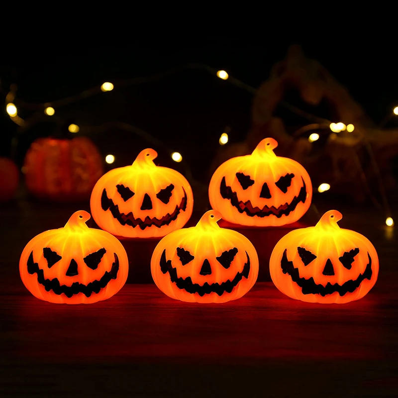 Description Picture 4 of itemHalloween LED Pumpkin 3D Lantern Fairy Lights Battery Power, Lighting Decoration for Halloween Easter Garden Houses Decor